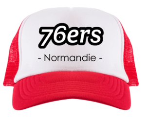 Casquette Trucker rouge et blanc