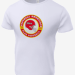 T Shirt blanc logo rond