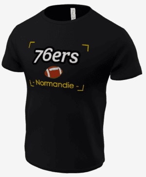T Shirt Noir Logo face